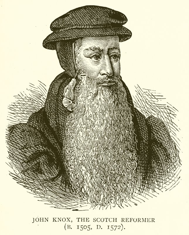 John Knox, İskoç Reformcusu (D. 1505, Ö. 1572) by English School