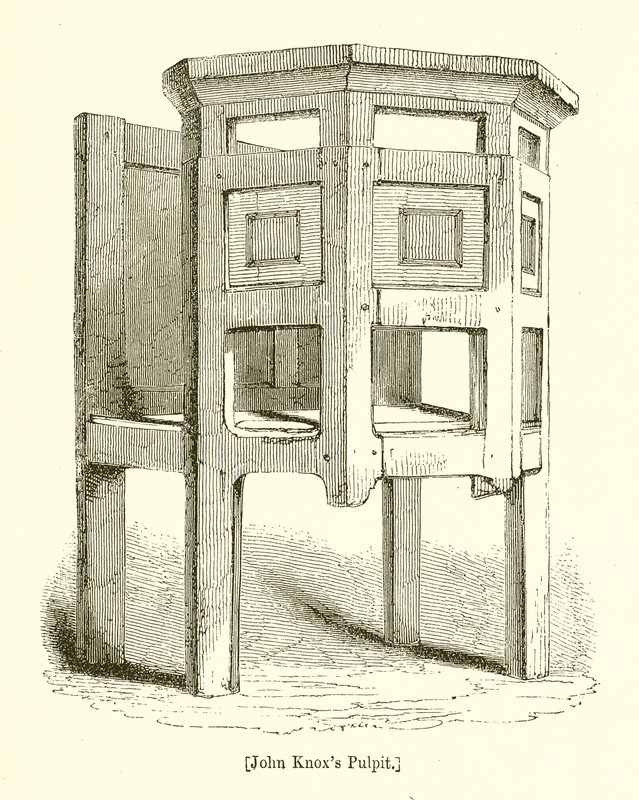 John Knoxs Minber by English School
