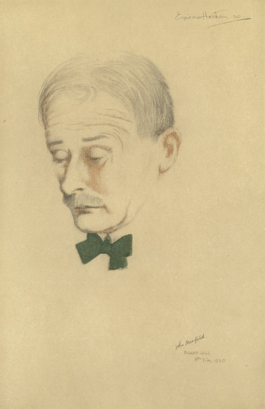 John Masefield, İngiliz şair by English School