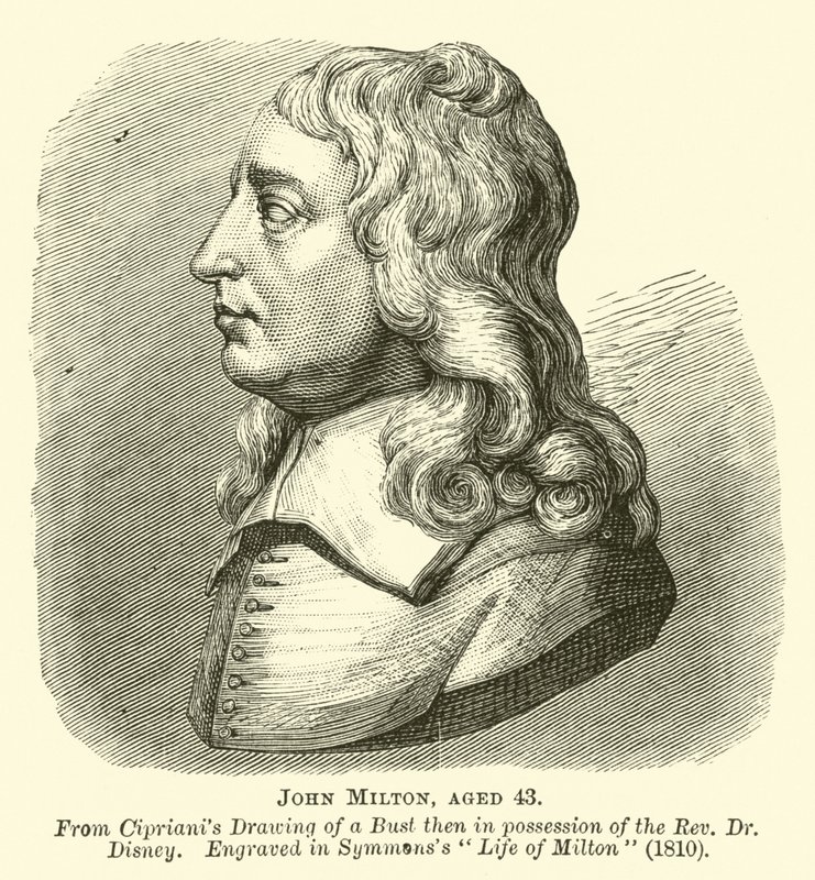 John Milton, 43 yaşında by English School