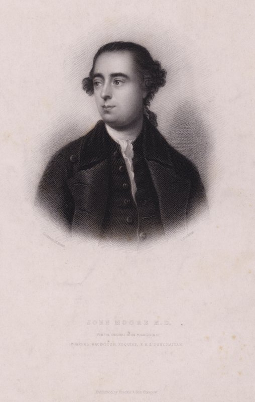 John Moore, İskoç doktor (gravür) by English School