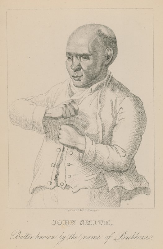 John Smith, daha çok Buckhorse adıyla tanınan, ağır siklet boksör by English School