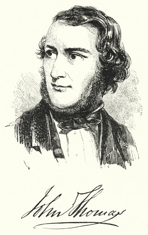 John Thomas, ünlü heykeltıraş ve modelleyici (gravür) by English School