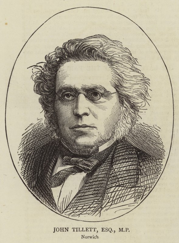 John Tillett, Esquire, MP (gravür) by English School