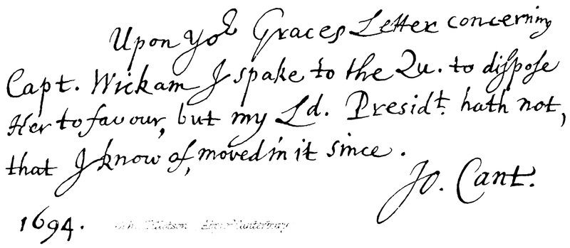 John Tillotson, (Abp: Canterbury