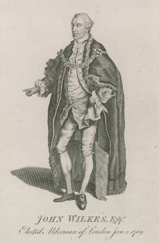 John Wilkes, Londra Belediye Meclisi Üyesi seçildi, 2 Ocak 1769 by English School