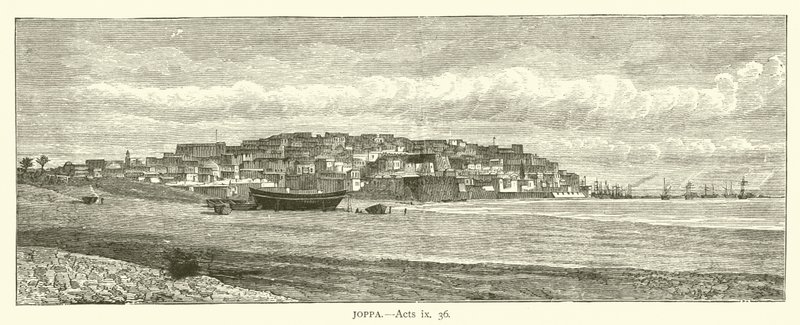 Joppa, Acts, ix, 36 (gravür) by English School