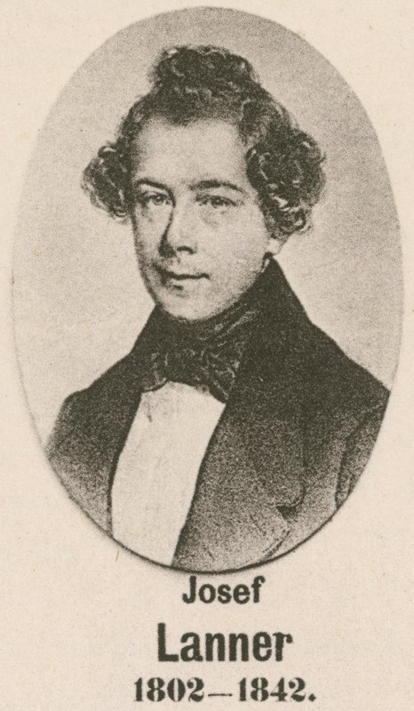 Josef Lanner (gravür) by English School
