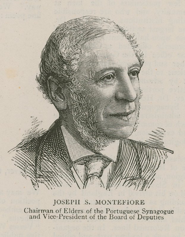 Portekiz Sinagogu Yaşlılar Başkanı ve Temsilciler Kurulu Başkan Yardımcısı Joseph S Montefiore by English School