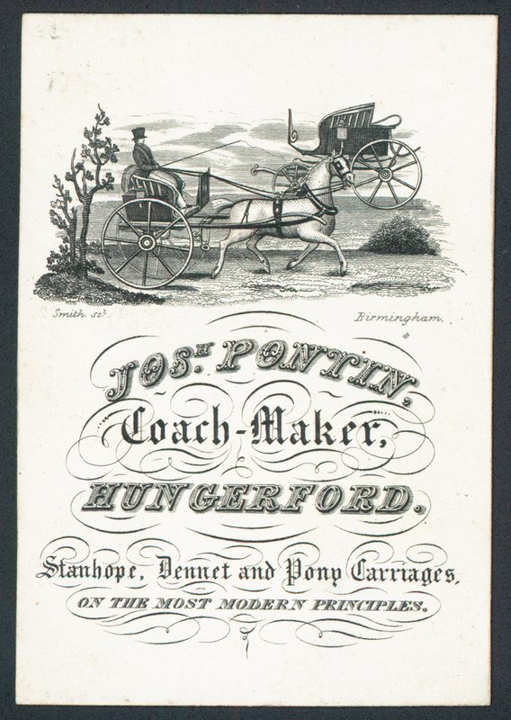 Josiah Pontin, teknik direktör, ticari kart by English School