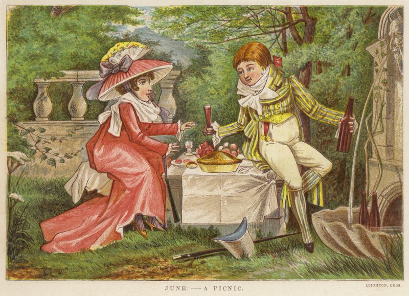 Haziran: piknik (renkli taş) by English School
