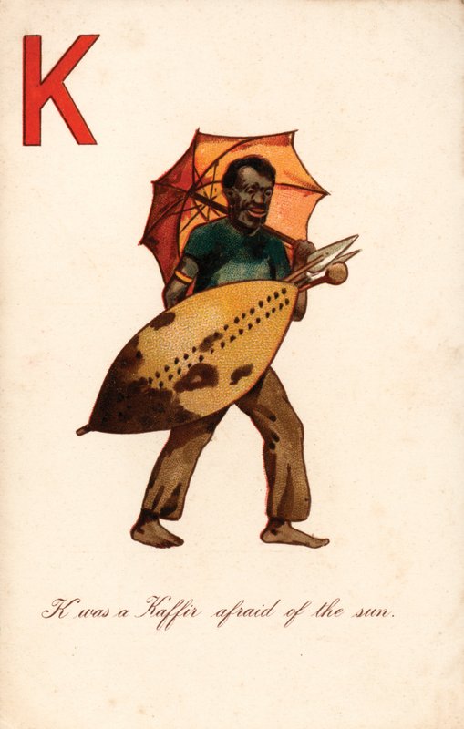 K, Kaffir (renkli taş) by English School