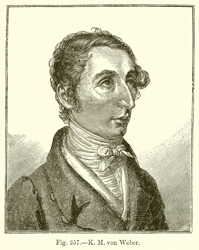 K.M. Von Weber by English School