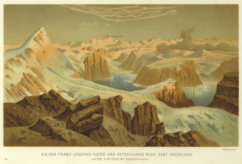 Kaiser Franz-Josephs-Fiyordu ve Petermanns Zirvesi, Doğu Grönland by English School