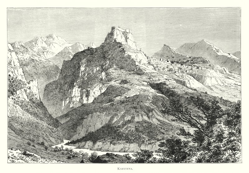 Karytena (gravür) by English School