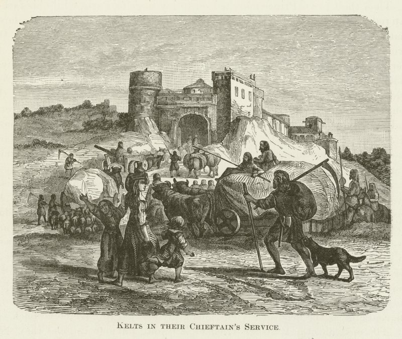 Keltler Chieftains Hizmetinde by English School