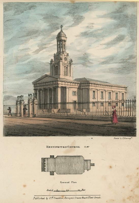 Kennington Kilisesi, Lambeth, Londra by English School