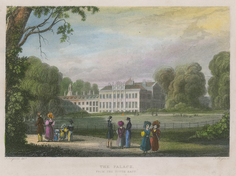Kensington Sarayı, Londra, güneydoğudan by English School