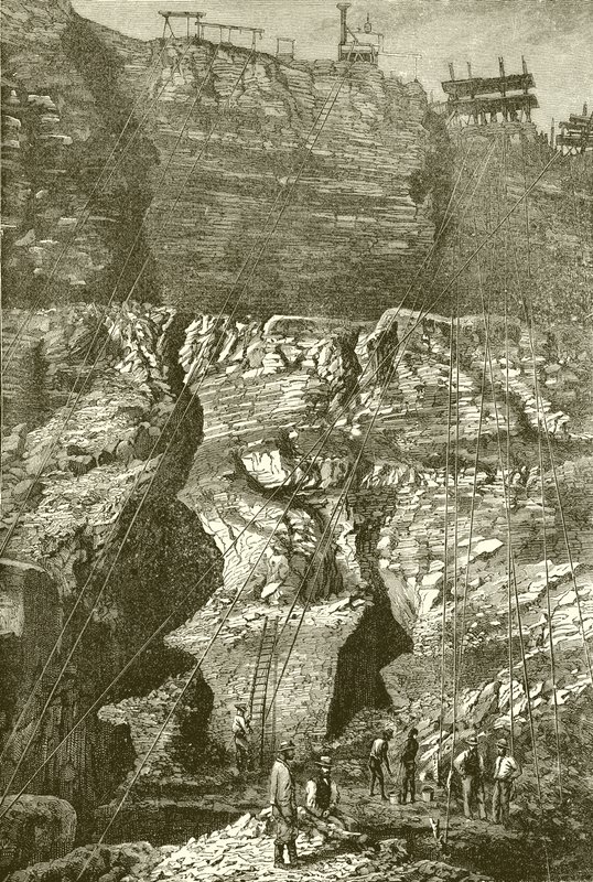 Kimberley elmas madeni, Güney Afrika by English School