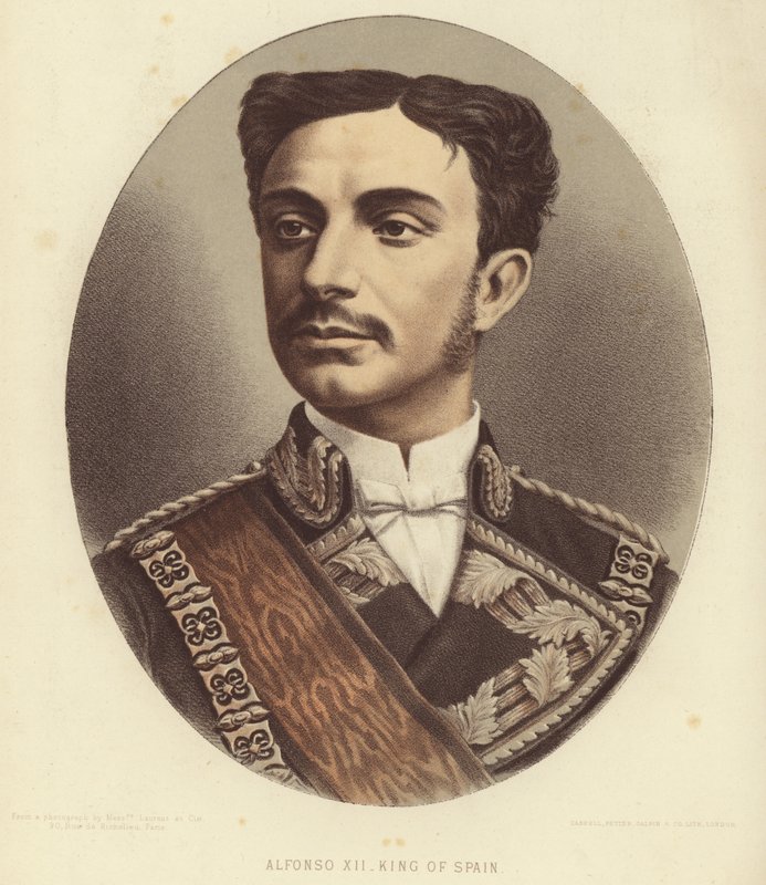 İspanya Kralı XII. Alfonso by English School