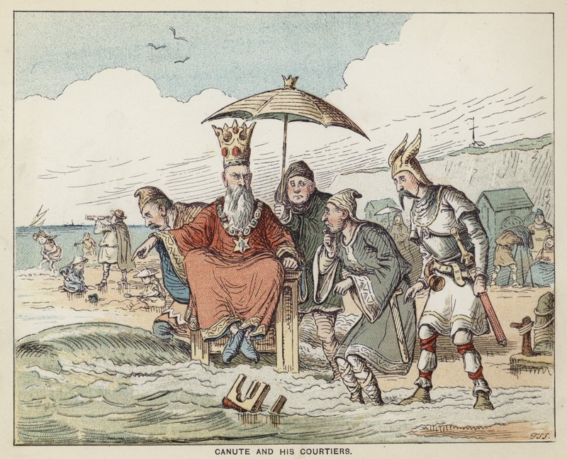 Kral Canute ve Saray Üyeleri by English School