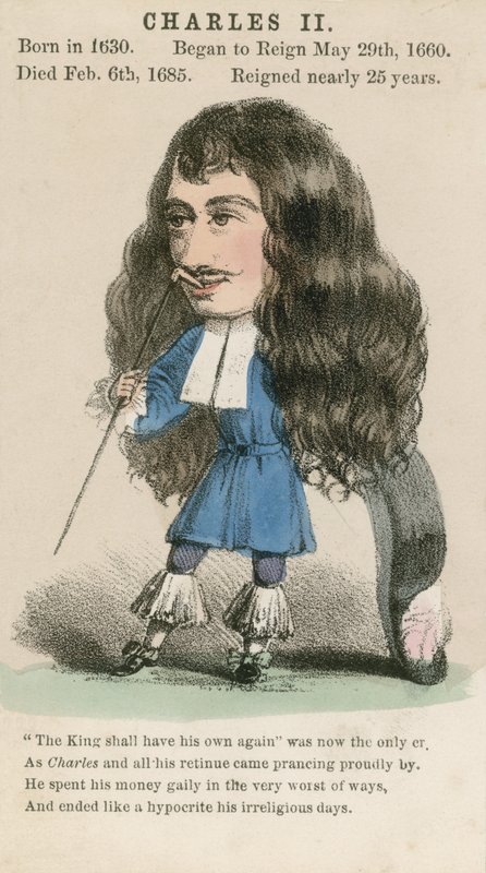 Kral II. Charles (su meraklısı) by English School