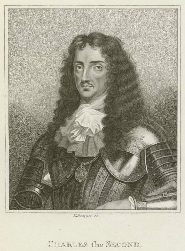 Kral II. Charles (gravür) by English School