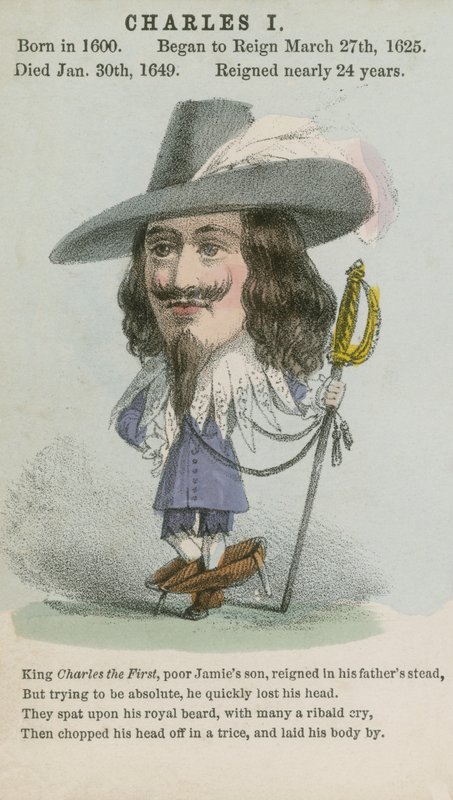 Kral I. Charles (aquatint) by English School