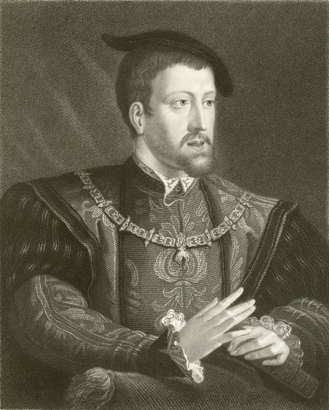 Kral Charles V by English School