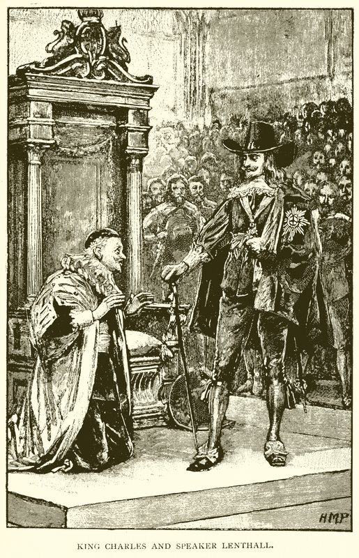 Kral Charles ve Konuşmacı Lenthall by English School