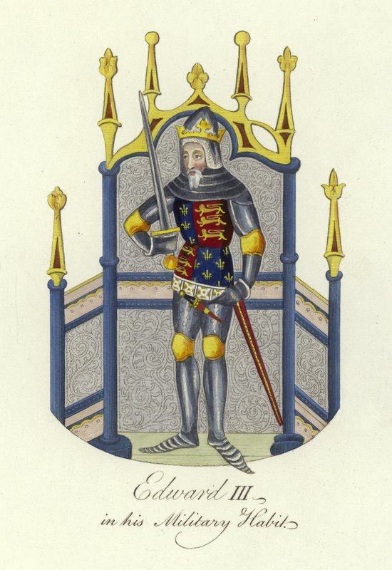 İngiltere Kralı III. Edward askeri alışkanlığında by English School