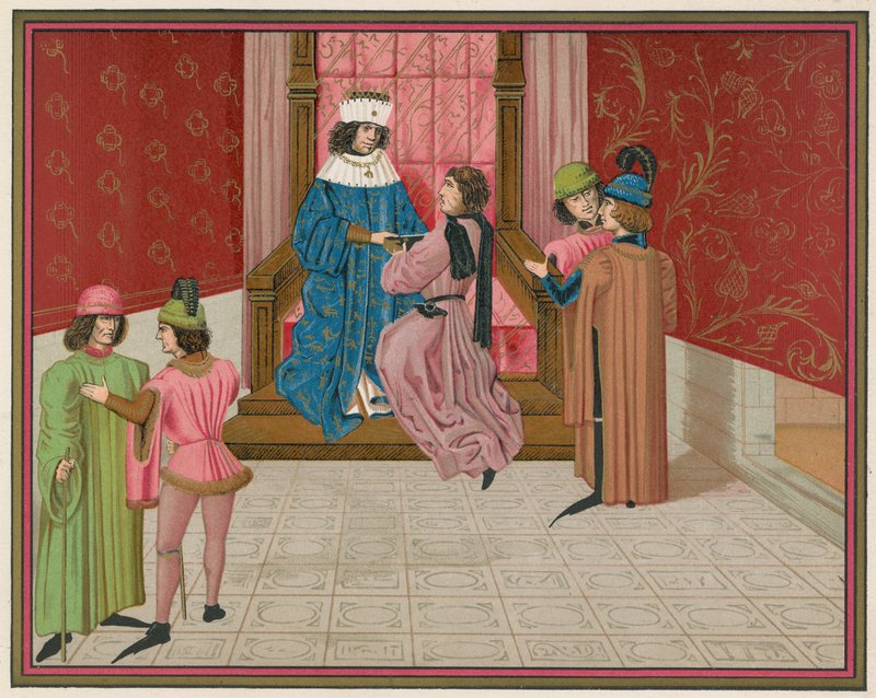 Kral Edward IV ve Gloucester Richard Dükü by English School