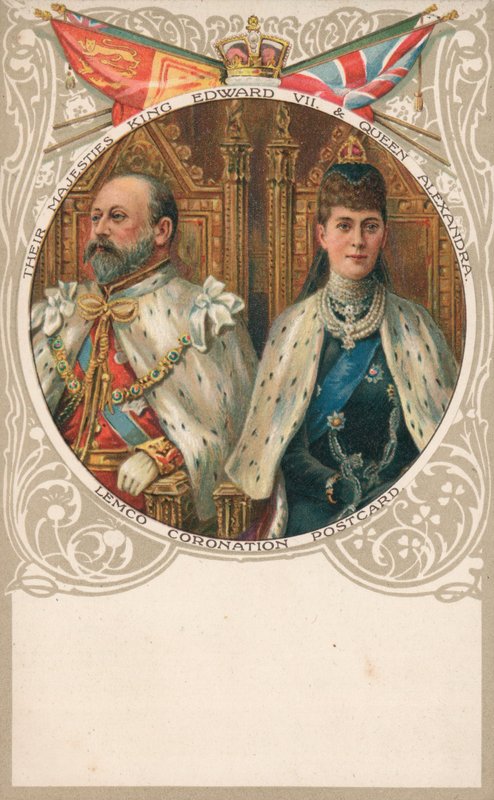 Kral Edward VII ve Kraliçe Alexandra by English School