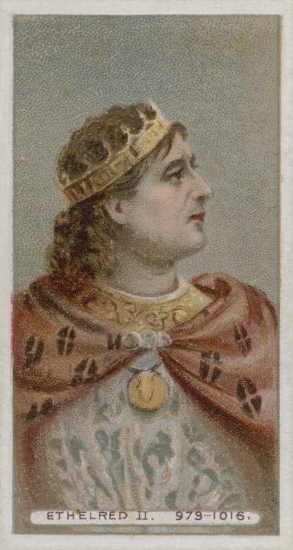 Kral Ethelred II by English School