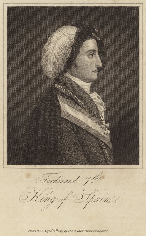 İspanya Kralı Ferdinand VII by English School