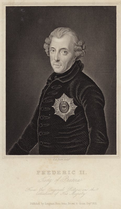 Prusya Kralı II. Friedrich by English School