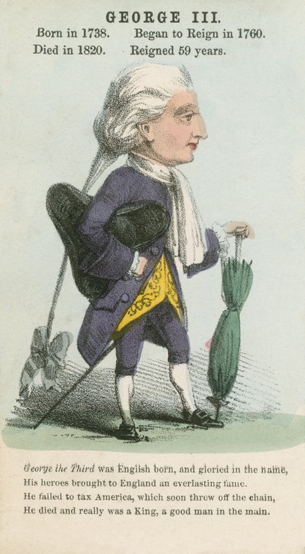 Kral George III (su meraklısı) by English School