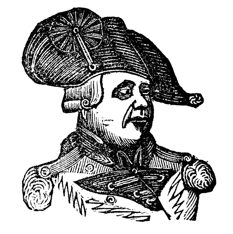 Kral George III (tahta baskı) by English School