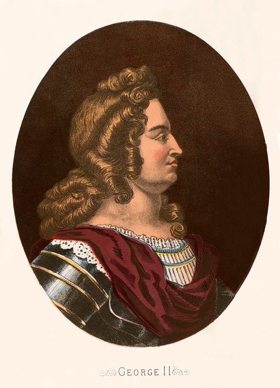 Kral George II by English School