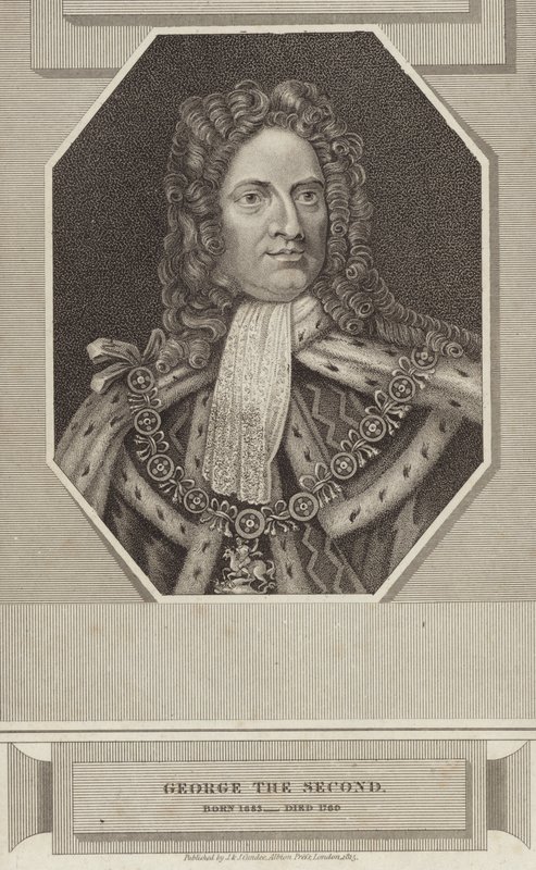 Büyük Britanya ve İrlanda Kralı II. George by English School