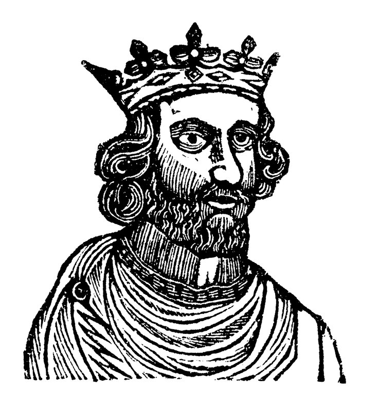Kral Henry III (tahta baskı) by English School