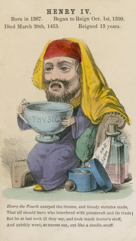 Kral Henry IV (su meraklısı) by English School