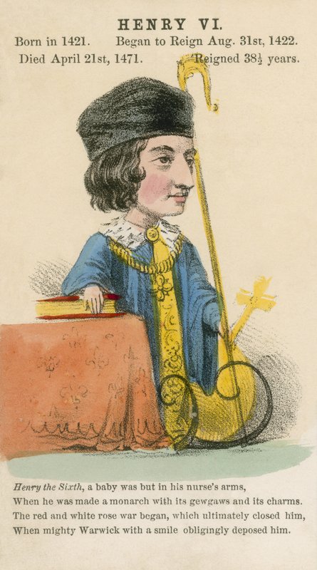Kral Henry VI (su meraklısı) by English School