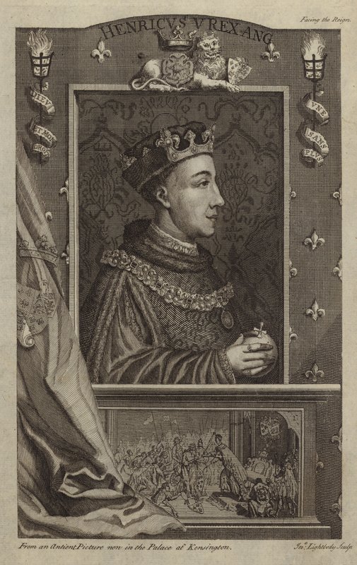 İngiltere Kralı Henry V by English School