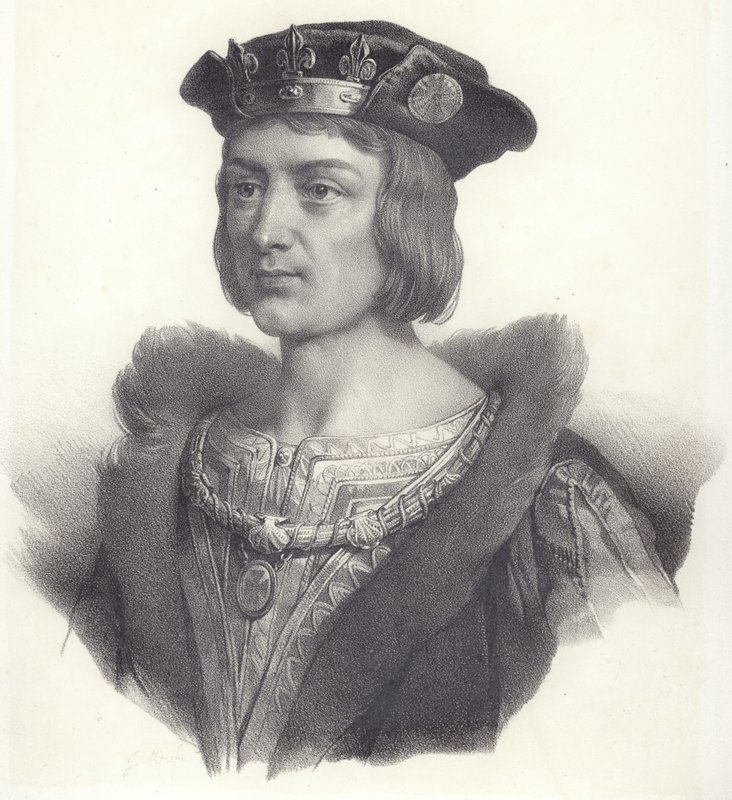 Fransa Kralı XII.Louis by English School