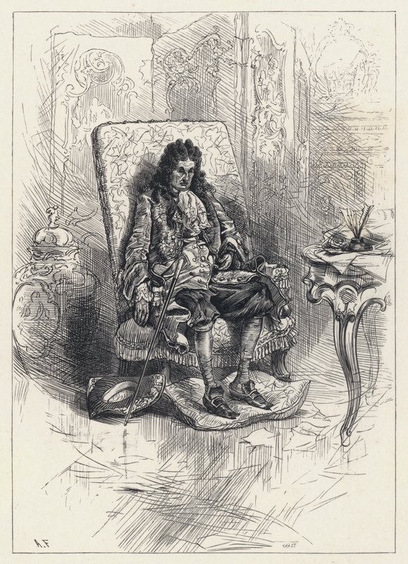 Fransa Kralı Louis XVI, yalnız ve kırık kalpli (gravür) by English School