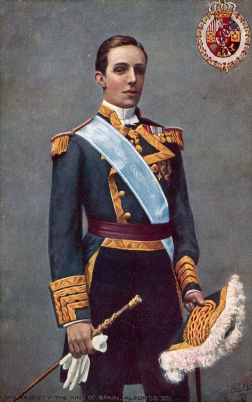 İspanya Kralı, Alfonso XIII by English School
