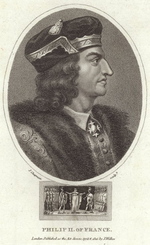 Fransa Kralı II. Philip by English School