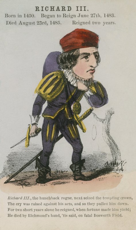 Kral Richard III (aquatint) by English School