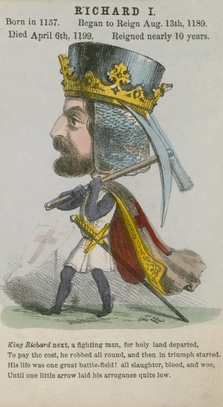 Kral I. Richard (aquatint) by English School